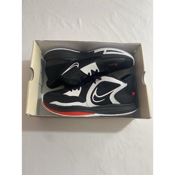 New Mens Size Black Red Nike Kyrie Low Basketball Shoes